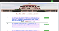 Desktop Screenshot of advocatesadvise.com